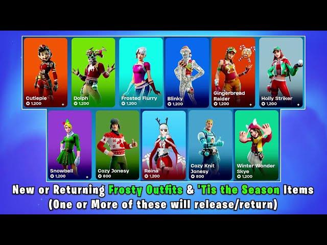 Winterfest Items Return Fortnite!