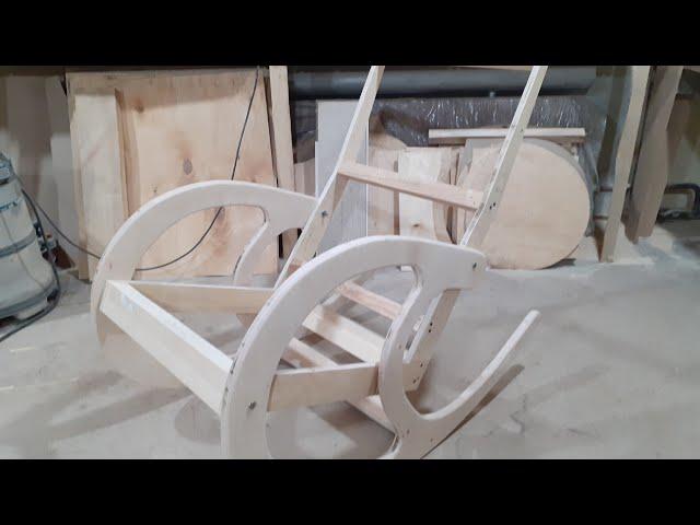 Кресло качалка своими руками-каркас /                       Rocking chair with your own hands-frame