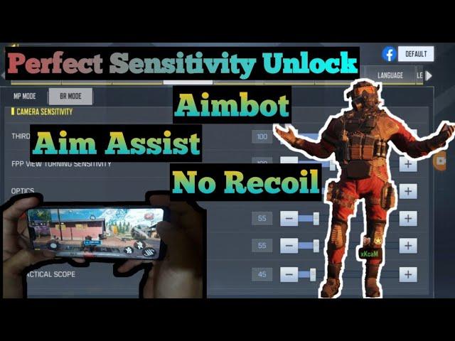 Very Perfect Settings or Sensitivity in BATTLE ROYALENo Recoil to Unlock  Aimbot & Aim AssistCoDm