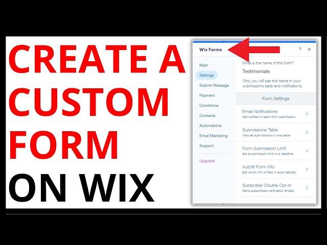 How to Create a Custom Form on Wix [QUICK GUIDE]