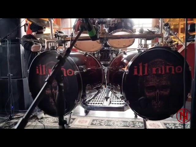 ILL NIÑO - Recording Drums - 8th Studio Album