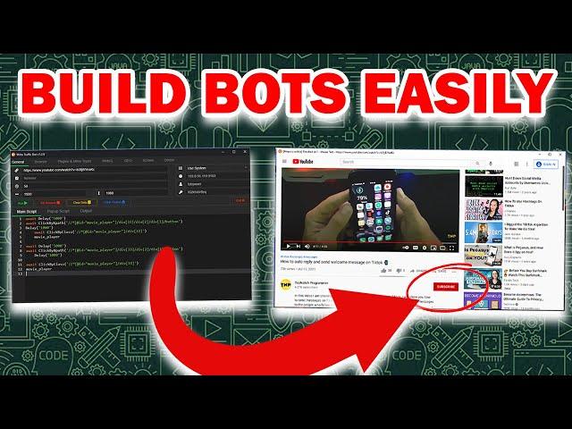 The easiest way to build an automation bot or script