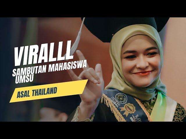 Pesan & kesan Diana Laewang Mahasiswi Asal Thailand Pada acara wisuda UMSU @CERITAUMSU