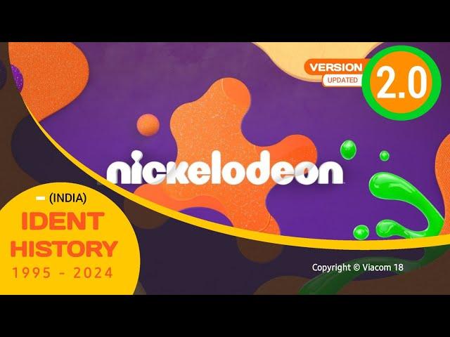 [UPDATED] Nickelodeon INDIA Channel Idents (1999-2024) V2.0