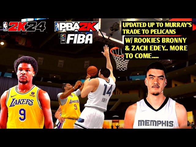 NBA 2K24 ANDROID BRONNY JAMES' LOS ANGELES LAKERS VS ZACH EDEY'S MEMPHIS GRIZZLIES GAMEPLAY V98