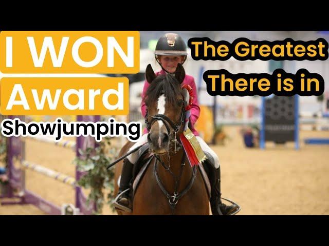 I WON the BEST award in Showjumping!