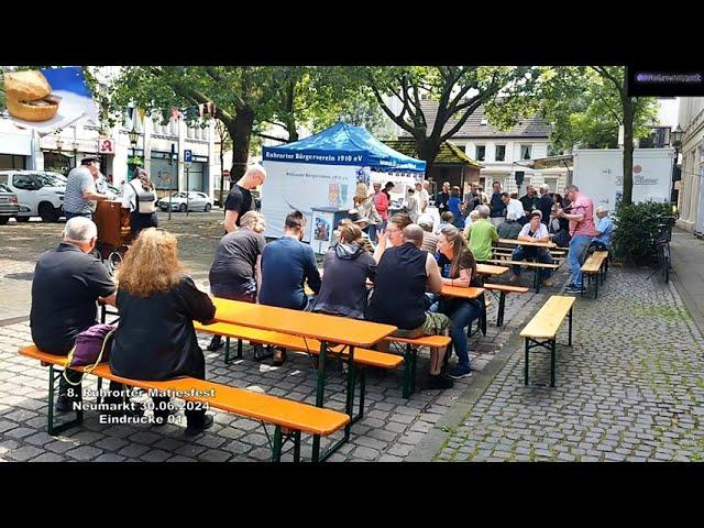 8. Ruhrorter Matjesfest Neumarkt 30.06.2024 Eindrücke 01