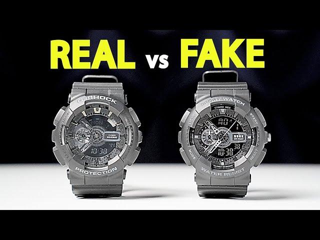 REAL vs FAKE Casio G-Shock GA-110 - IMPLOSION Test