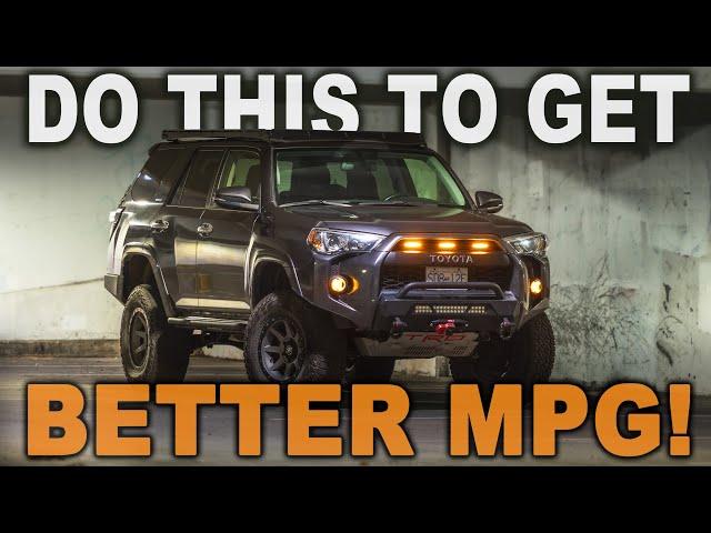 How to clean the MAF sensor on the 5th Gen 4Runner to improve fuel economy and performance