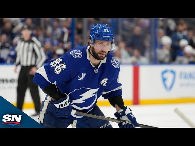 Lightning's Kucherov Ejected After Knee-On-Knee Collision With Tkachuk