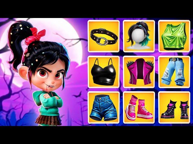 Wreck It Ralph: Vanellope Glow Up Into Vampire