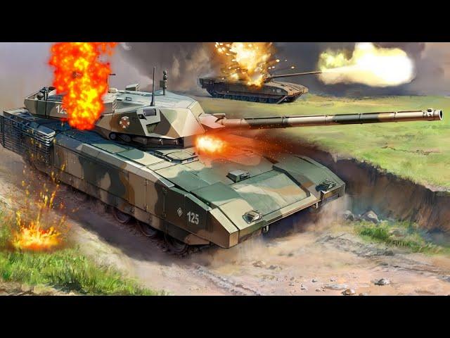 Today !!! T-14 Armata Russian tanks tried to enter Bakhmut. Here's what happened -ARMA 3