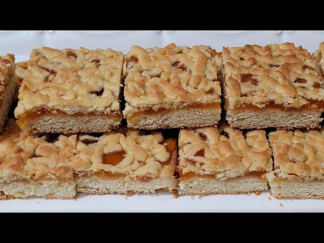 وصفة المبروشة او تارت المربى (باستا فلورا) Mabrousheh, Apricot Jam Tart (Pasta Flora) Recipe