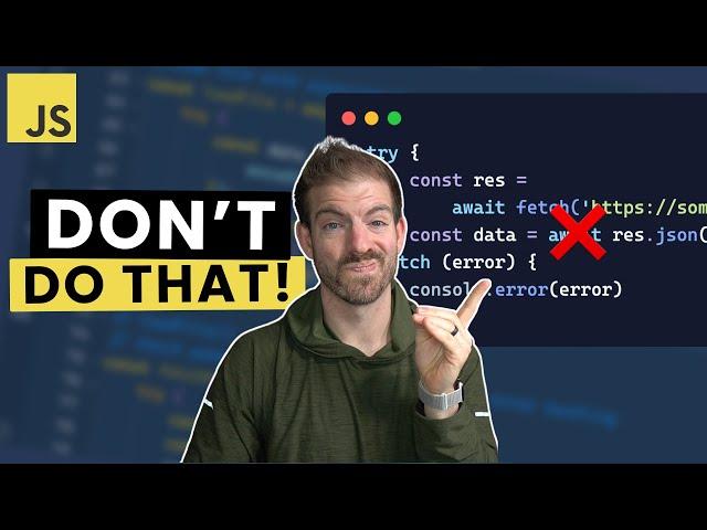 JavaScript Fetch API - One Mistake I ALWAYS MAKE!