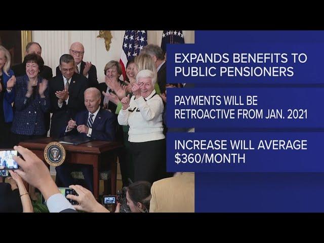 Biden signs bill to increase Social Security payments for millions of people