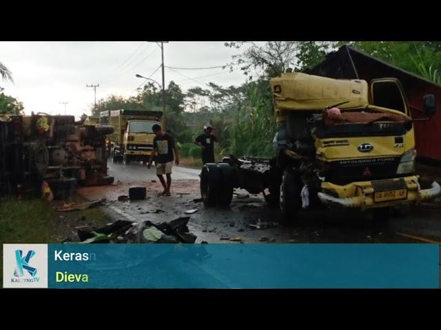 DUA KORBAN MENINGGAL DI LOKASI BERBEDA | KECELAKAAN MAUT TRUK VS TRUK | Mobil Xenia vs Motor Revo