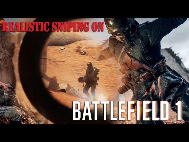 Realistic Sniping On Battlefield 1 Beta [HD]