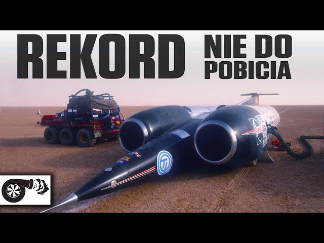 Thrust SSC - najszybszy pojazd w HISTORII LUDZKOŚCI. Jak pokonano prędkość dźwięku na lądzie? 