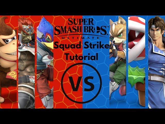 What is Squad Strike? (Tutorial Playthrough) - Super Smash Bros. Ultimate