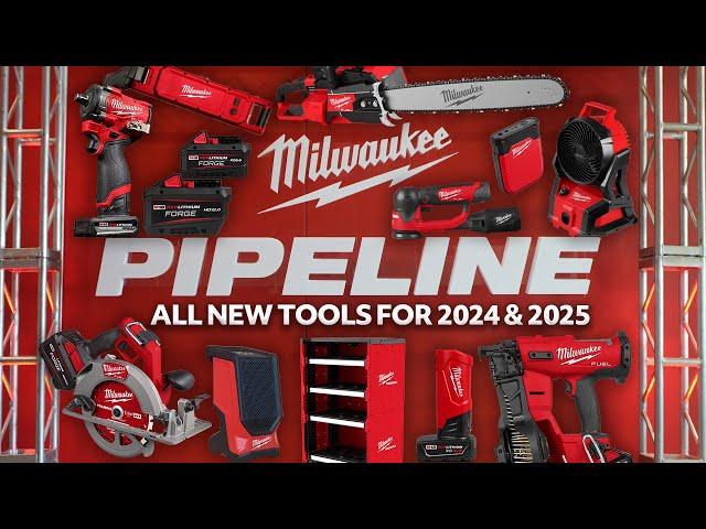 New Milwaukee Tools From Pipeline! New Tools for 2024 & 2025