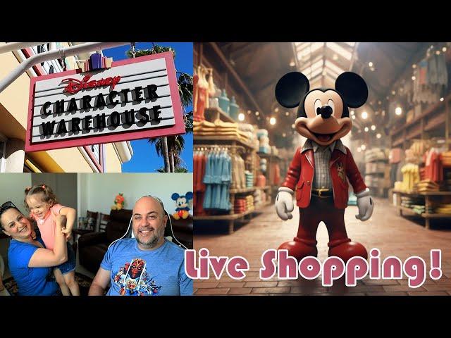 Disney Character Warehouse live stream, Shopping Live!