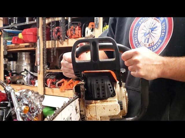 Stock Stihl 026 / MS260 vs. Muffler mod