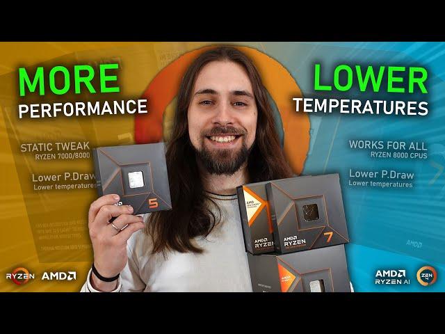 How to Overclock / Undervolt Ryzen 7000 & 8000 CPUs | 2024 Tutorial