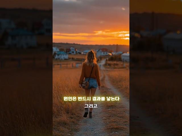 부처님 인과의 진리 세상 모든 일에는 원인이있고 결과가 있다   #자기수행