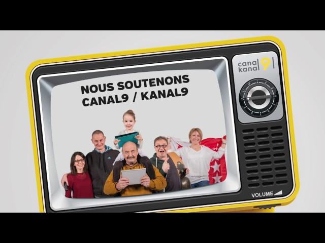 Nous soutenons Canal9 / Kanal9