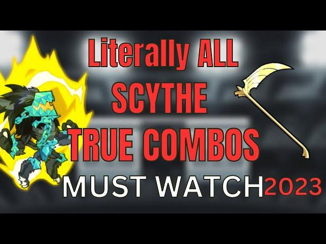 ALL SCYTHE True Combos in 1 Minute #brawlhalla #scythe