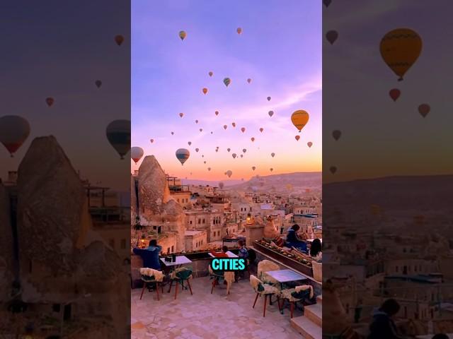 Cappadocia–a fairy-tale land of caves and hot air balloons! #Cappadocia #shorts #viralvideo  #new