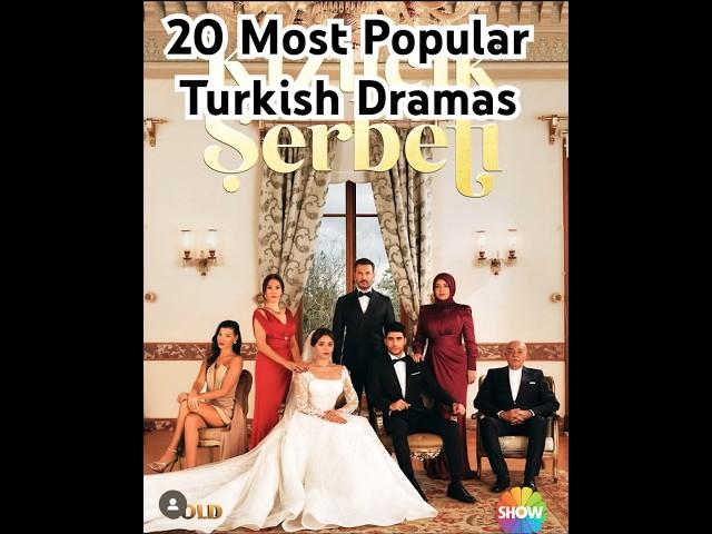 20 Most Popular Turkish Dramas English Subtitles #best  #interesting