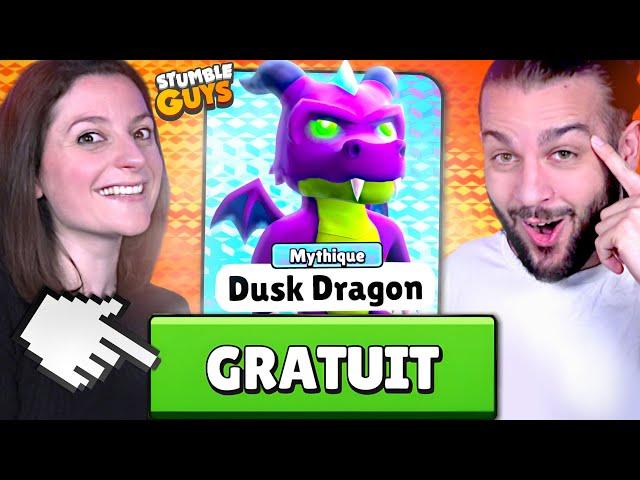 ON DÉBLOQUE LE SKIN MYTHIQUE DUSK DRAGON ! STUMBLE GUYS