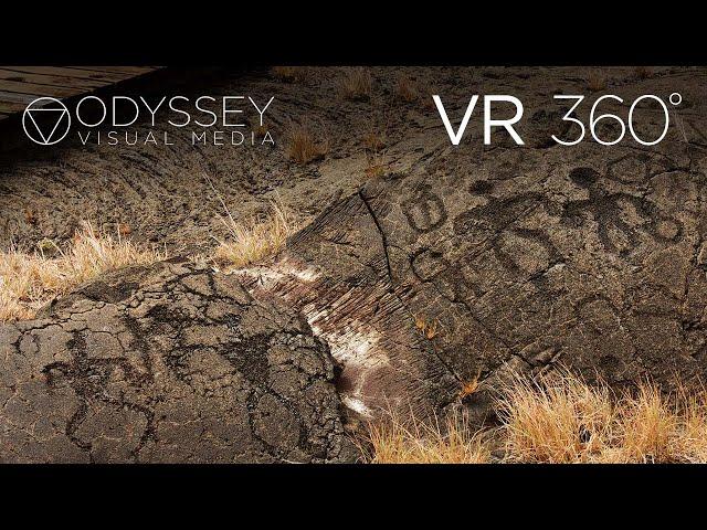 Hawaiian Petroglyphs Virtual Tour | VR 360° Travel Experience | Big Island, Hawaii Hawai'i