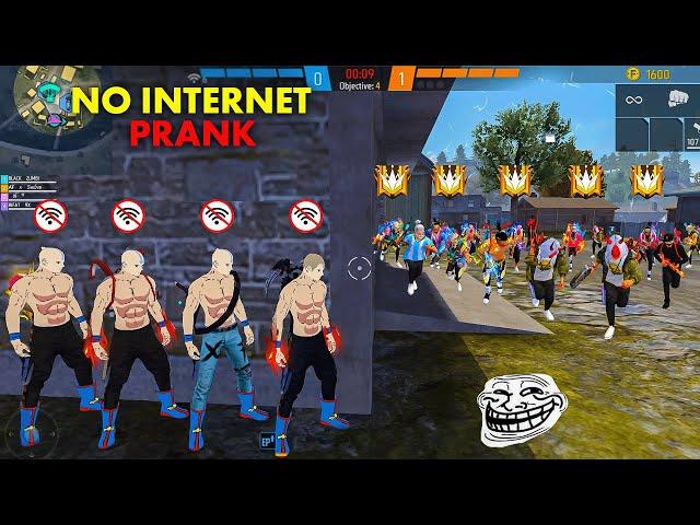 NO INTERNET PRANK | FREE FIRE FUNNY GAMEPLAY | NADIYA FF