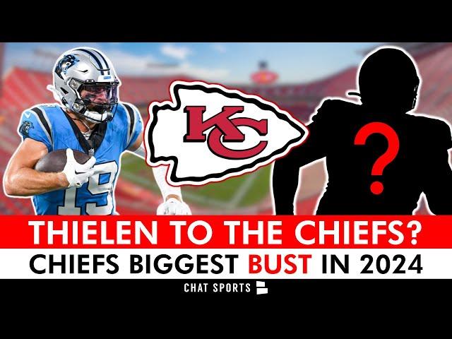 Adam Thielen WANTS To Be A Chief? Bleacher Report's SURPRISING Chiefs Biggest Bust Player Is..?