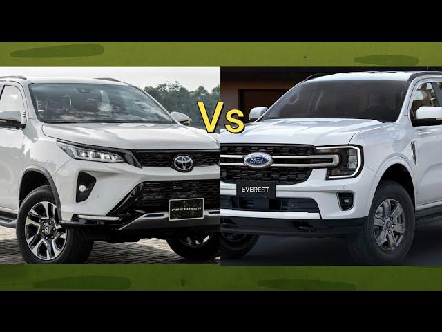 2023 Toyota Fortuner Vs 2023 Ford Everest