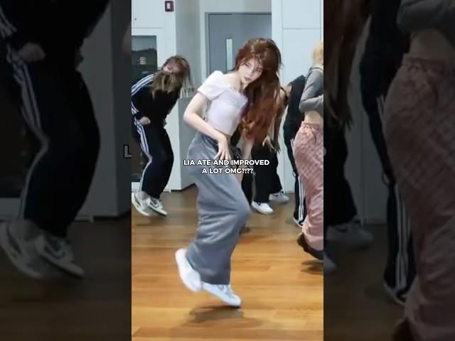 LIA EATING GOLD CHOREOGRAPHY UP !?/!/ SHE IMPROVED A LOT #kpop #lia #itzy #girlgroup