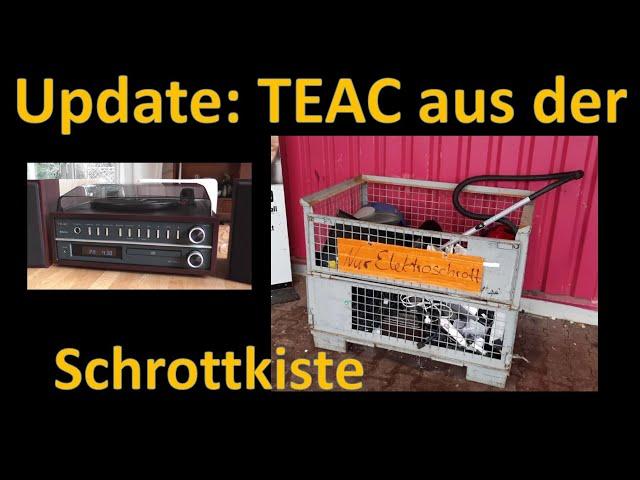 BLITZUPDATE: TEAC aus der Schrottkiste - Pragmatik SIEGT