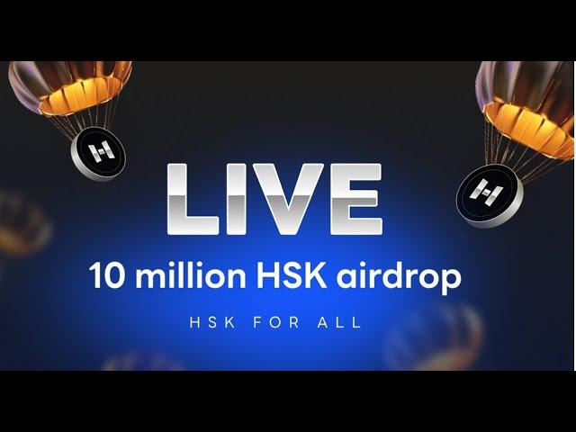 HashKey 平台代币 HSK 开始正式空投|首轮空投1000万|玩电报游戏免费获得|全新上线|目前参与人数不多|抓紧撸