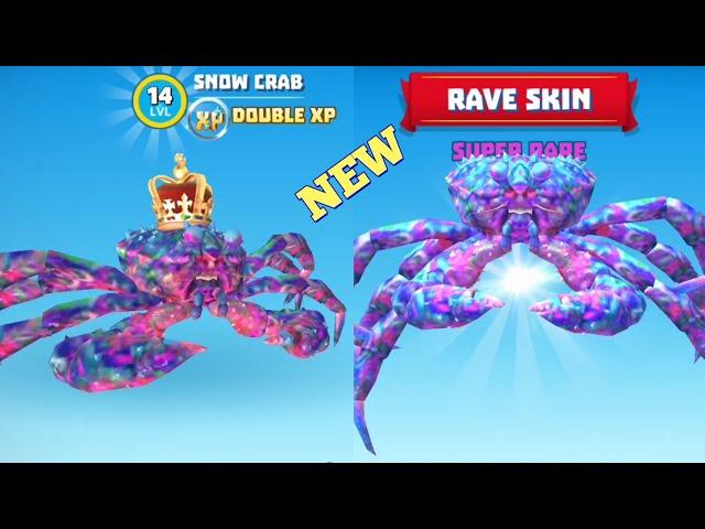 NEW RAVE SKIN KING SNOW CRAB! - KING OF CRABS