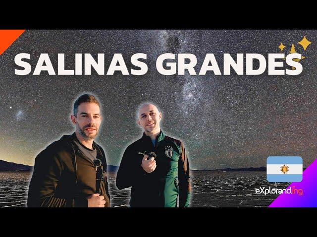 SALINAS GRANDES ️ | al Atardecer con Luna Llena y el Cielo Estrellado  en Jujuy 