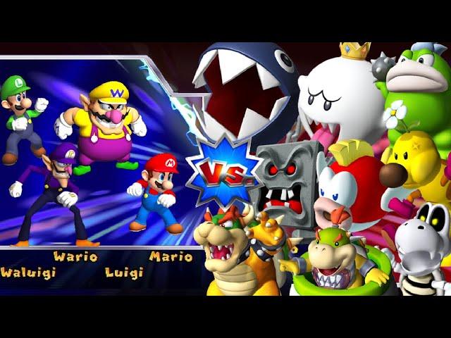 Mario Party 9 - Boss Rush Challenge - All Boss Battles (Master Difficulty)