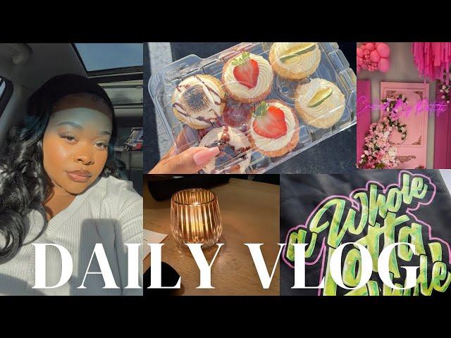 VLOG | EXCITING NEWS! LONG WORK DAYS, BIRTHDAY DINNER & BIRTHDAY LUNCH...