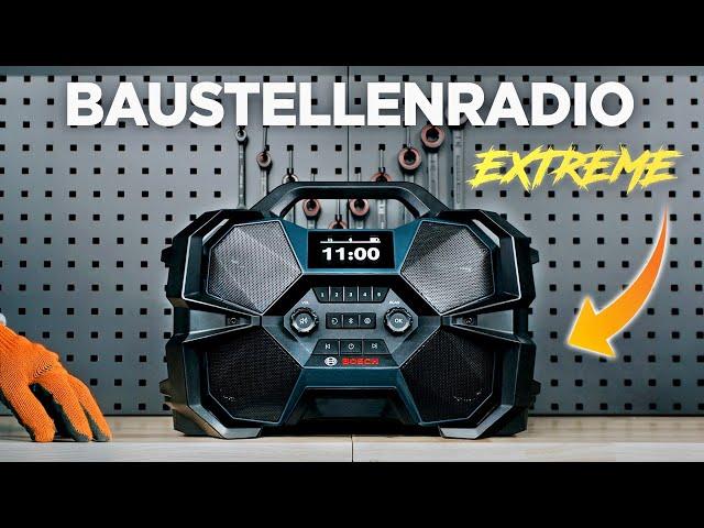 The BOSS among construction site radios | Bosch GPB 18VH-6 SRC