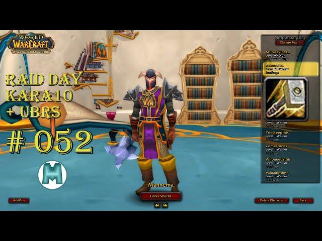 Turtle WoW [052] Paladin Tank Raidday Lower Karazhan Halls and some other dungeon stuff