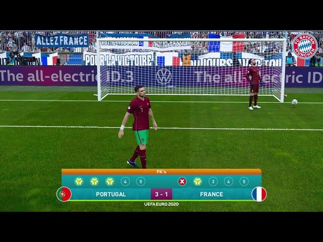 PES 2021| C.Ronaldo vs Mbappe - Portugal vs France | Penalty Shootout | Gameplay PC