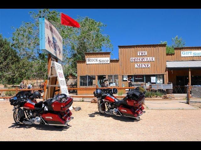 By motorcycle through the southwestern United States