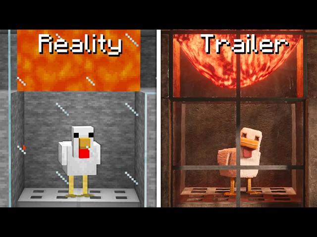 A Minecraft Movie : Trailer vs Reality !