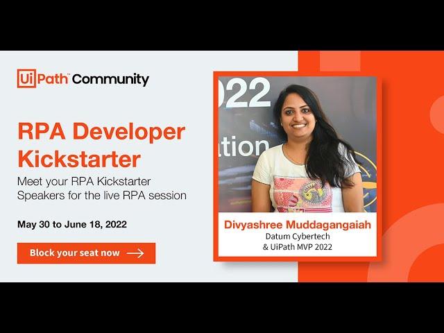 RPA Developer Kickstarter Day 2 | UiPath Variables, Arguments, Control Flow Activities